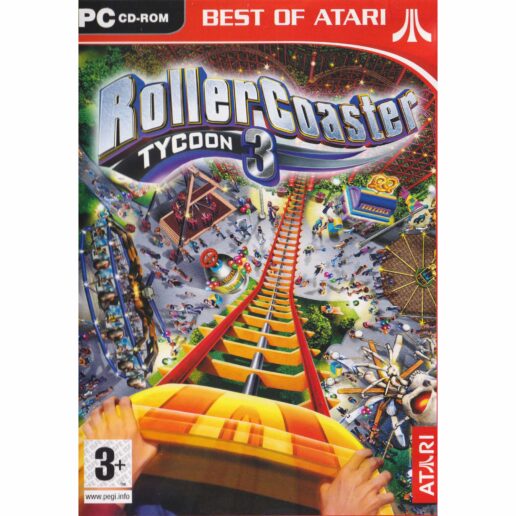 RollerCoaster Tycoon 3 PC CD Nordic (Begagnad)