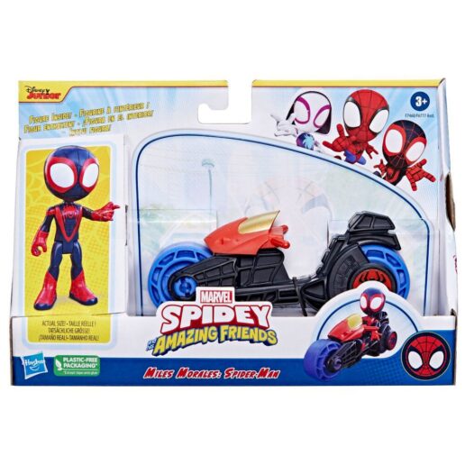 Marvel Spidey Amazing Friends Miles Morales Vehicle motorcycle