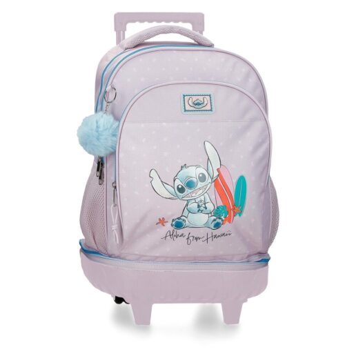Disney Stitch From Hawaii extraible compact trolley 43cm