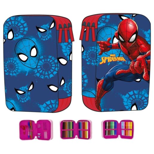 Marvel Spiderman triple pencil case