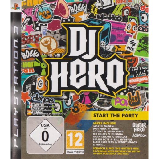 DJ Hero Turntable Playstation 3 PS3 (Begagnad)