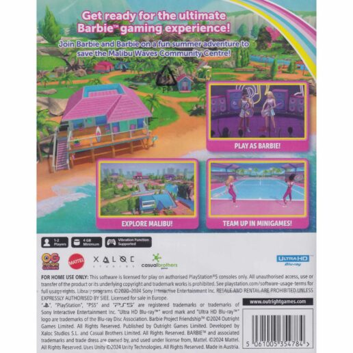 Barbie Project Friendship Playstation 5 PS5