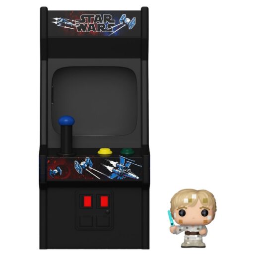 Bitty POP figure Star Wars 8 Bit Luke Skywalker & Arcade Case