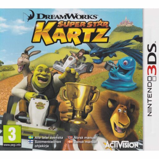 Super Star Kartz Nintendo 3DS Nordic (Begagnad)