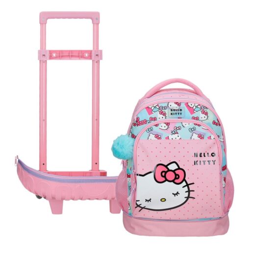 Hello Kitty Bows extraible compact trolley 43cm