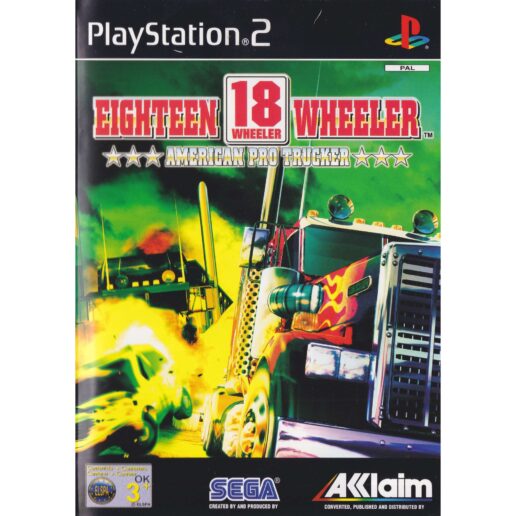 18 Wheeler American Pro Trucker Playstation 2 PS2 (Begagnad)