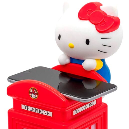 Hello Kitty London phone box wireless charger
