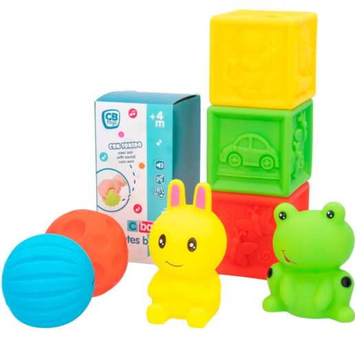 Bathroom animals set sound 8pcs