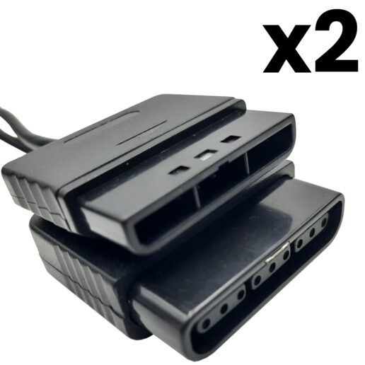 Förlängningskabel Handkontroll x 2 Playstation PS1 & PS2