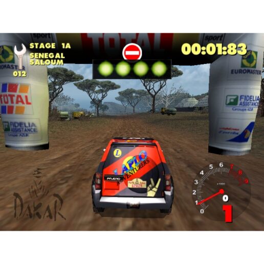 Paris Dakar Rally Playstation 2 PS2 (Begagnad)