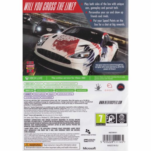 Need for Speed Rivals Xbox 360 Classics (Begagnad)