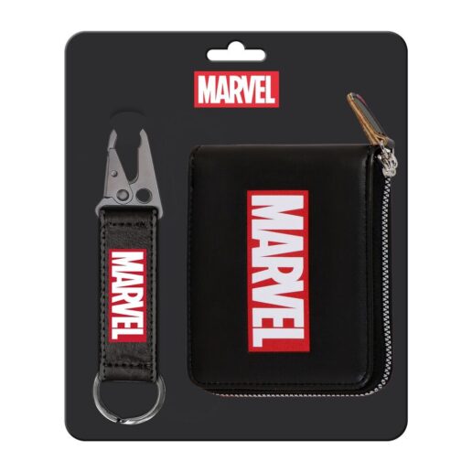 Marvel keyring + wallet set