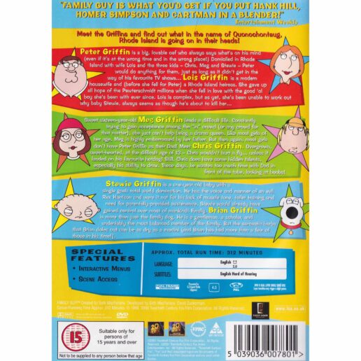 Family Guy Season One DVD (Begagnad)