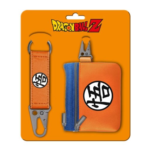 Dragon Ball keyring + purse set