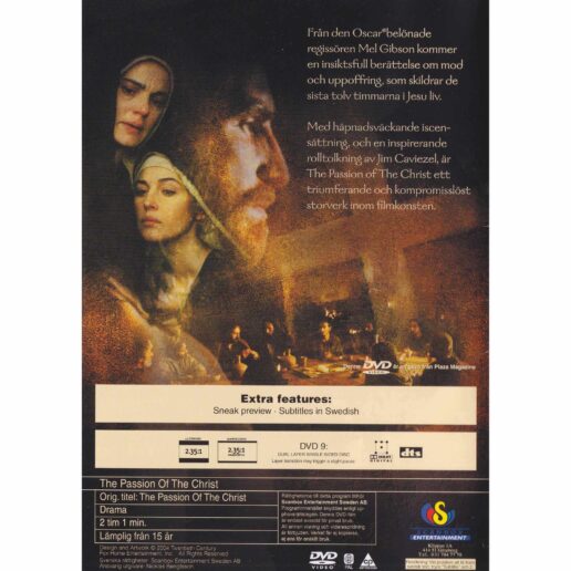 The Passion of the Christ DVD (Begagnad)