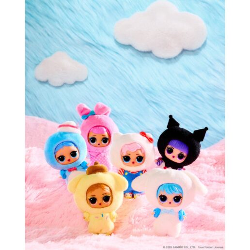 L.O.L. Surprise Loves Hello Kitty & Friends reversible plush toy surprise doll