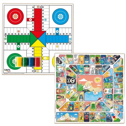 Parcheesi & Chess wooden board with accessories Parcheesi & Chess wooden board with accessories