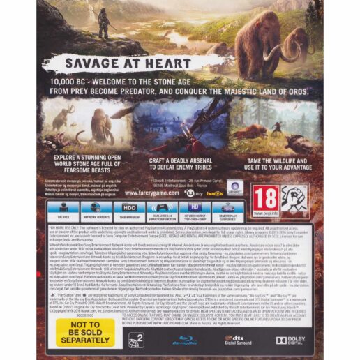 Far Cry Primal Playstation 4 PS4 Nordic Bundle Copy (Begagnad)