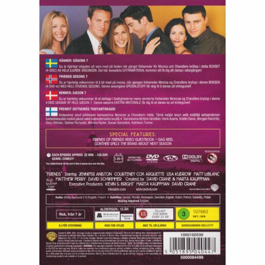 Friends The Complete Seventh Season DVD (Begagnad)