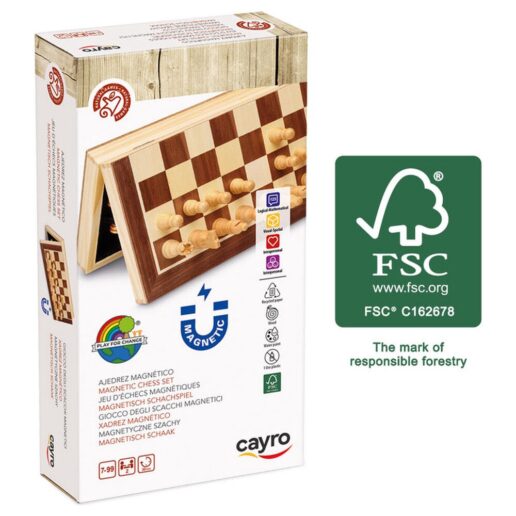 Inlaid Magnetic Chess set
