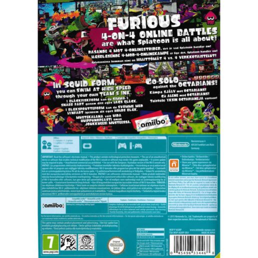 Splatoon Nintendo Wii U (Begagnad)