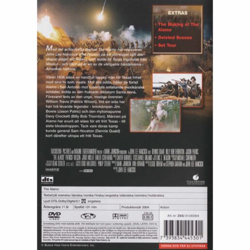 The Alamo DVD (Begagnad)