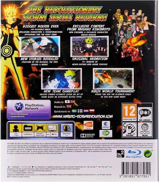 Naruto Shippuden Ultimate Ninja Storm Revolution Playstation 3 PS3