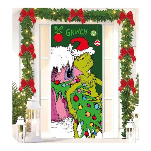 The Grinch door decoration