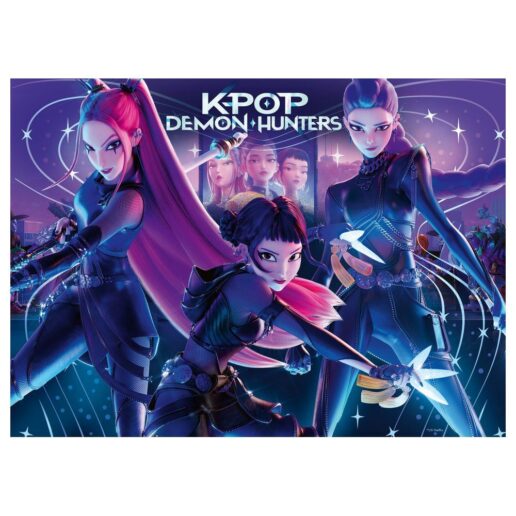 K-Pop Demon Hunters puzzle 4x100pcs