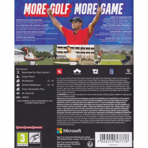 PGA Tour 2K23 Xbox Series X Xbox One (Begagnad)