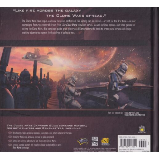 Star Wars Roleplaying Game - The Clone Wars Campaign Guide - Rodney Thompson et al. - English (Begagnad)