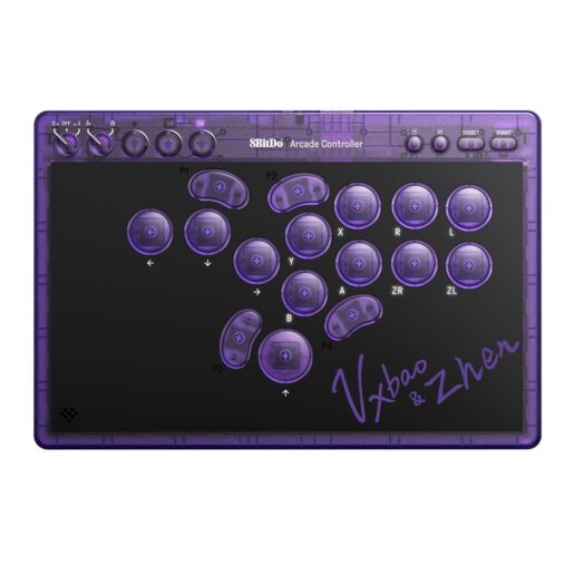 8BitDo Arkadkontroll Nintendo Switch & PC Lila