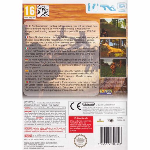 North American Hunting Extravaganza Nintendo Wii (Begagnad)