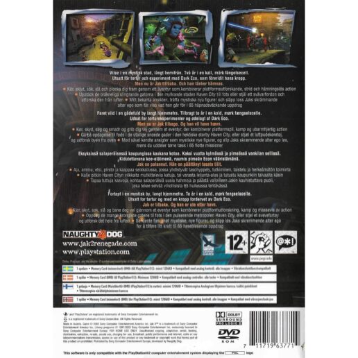Jak II Renegade Playstation 2 PS2 Nordic (Begagnad)