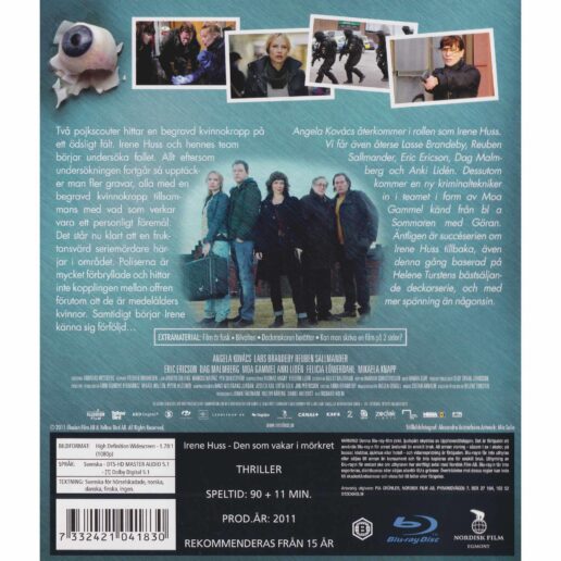 Irene Huss Den som vakar i mörkret Blu-Ray (Begagnad)