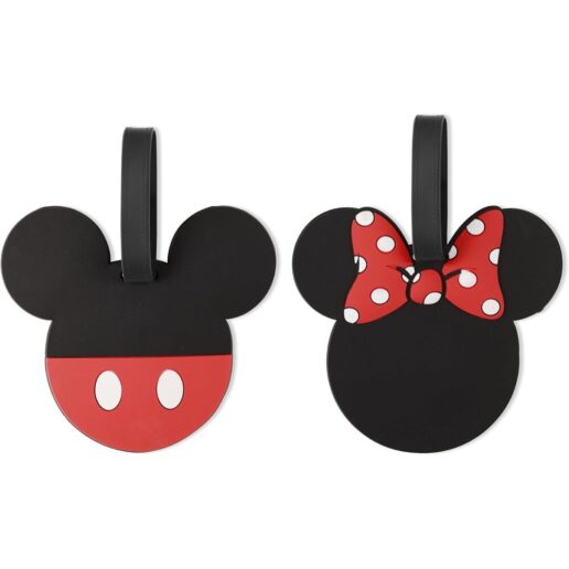 Disney Mickey & Minnie set of 2 luggage labels
