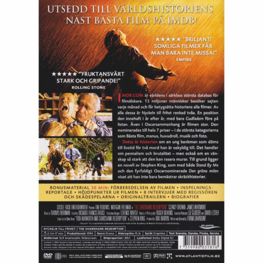 Nyckeln till frihet DVD (Begagnad)