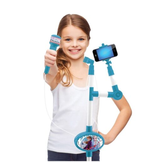 Disney Frozen microphone with light stand