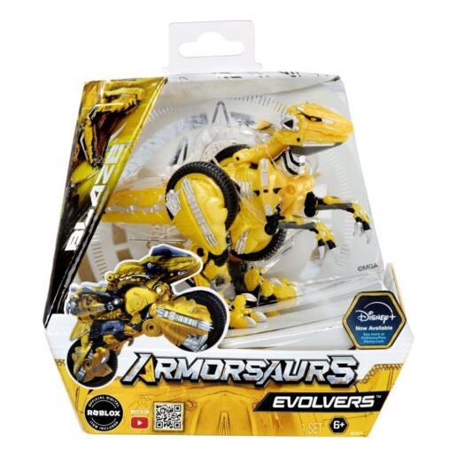 Armorsaurs Evolver Yellow Raptor Blaze figure