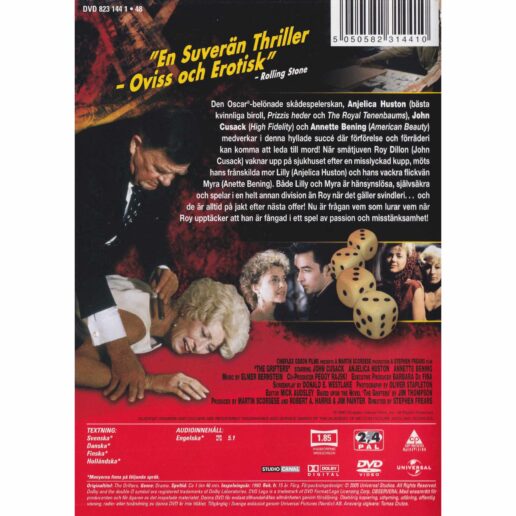 The Grifters DVD (Begagnad)
