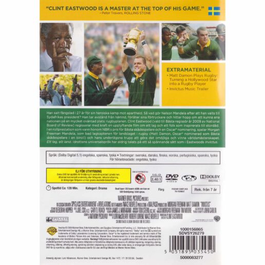 Invictus DVD (Begagnad)