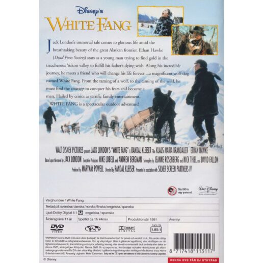 White Fang DVD (Begagnad)