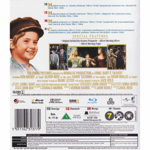 Oliver Blu-Ray (Begagnad)