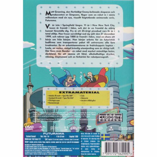 Futurama Season One DVD (Begagnad)