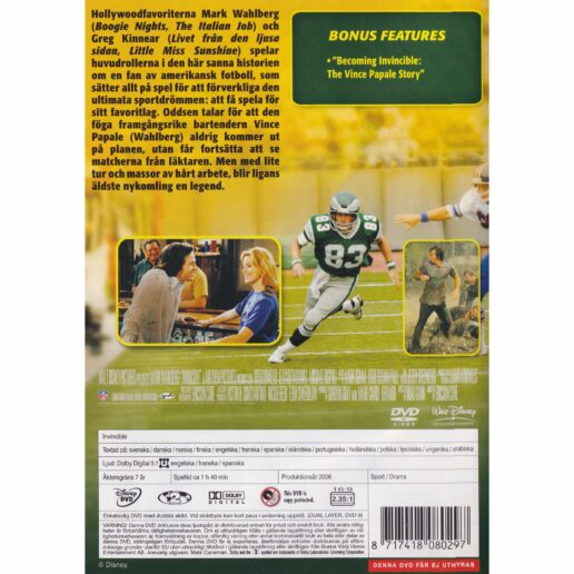 Invincible DVD (Begagnad)