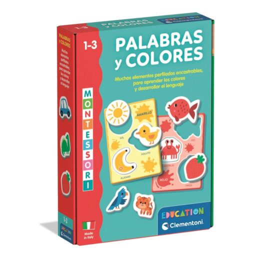 Montessori Words and Colours game