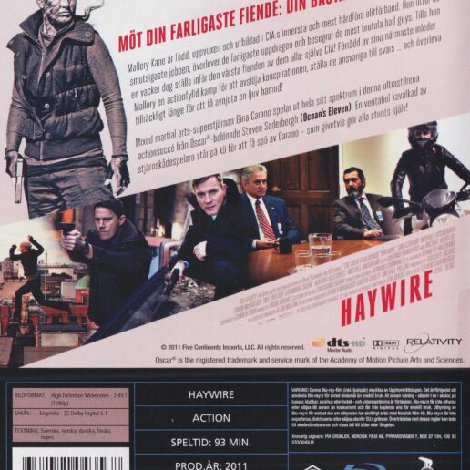 Haywire Blu-Ray (Begagnad)