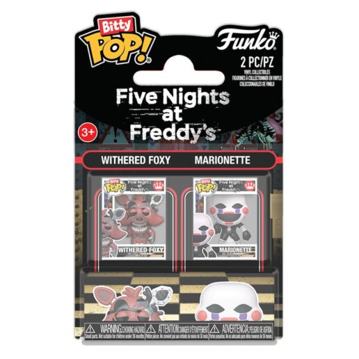 Bitty POP pack 2 figures Five Nights at Freddys Withered Foxy & Marionette