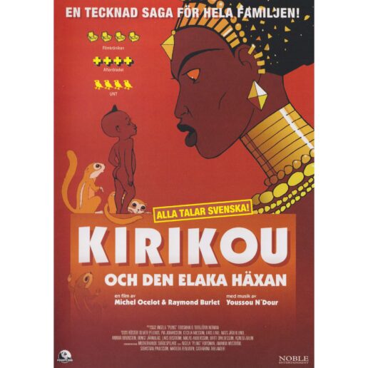Kirikou och den elaka häxan DVD (Begagnad)