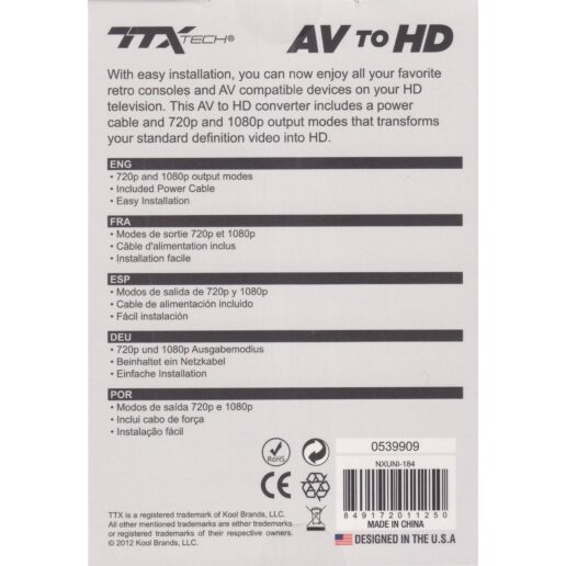 TTX Tech AV to HD Video Converter